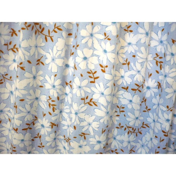 Aakkaa Smocked Tube Maxi Floral Dress S Cottagecore Garden Girl Boho Cowgirl - Picture 4 of 15